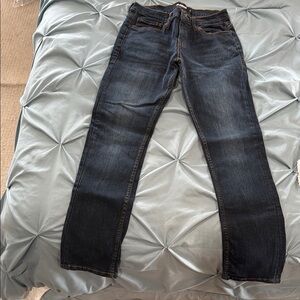 RSQ Blue Slim-Fit Jeans with Washed Denim Look